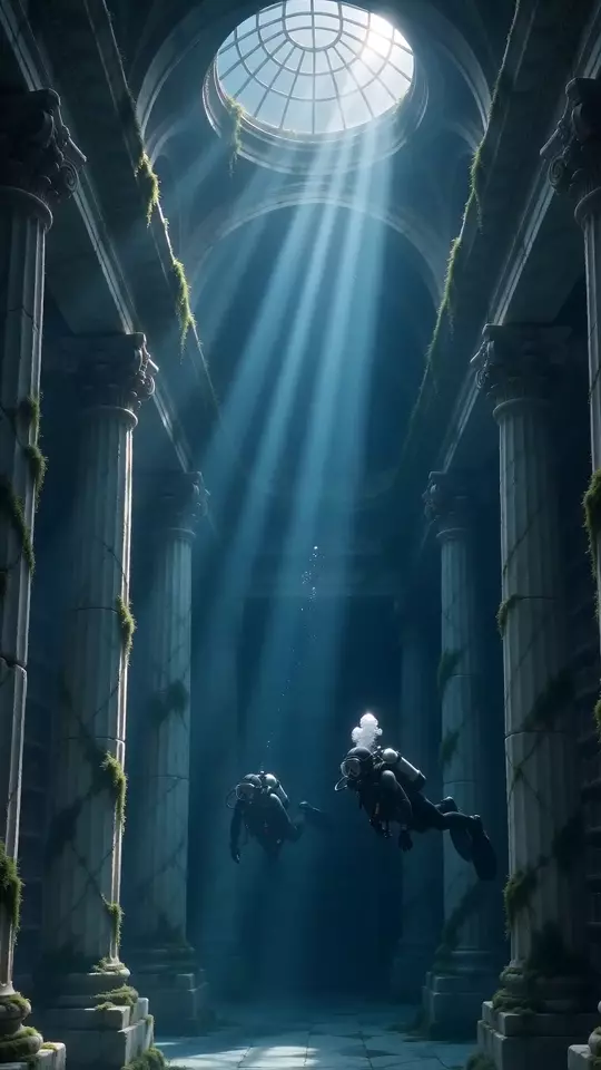 The drowned library