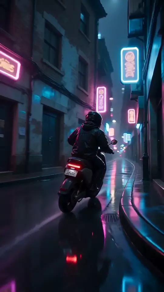 Neon streets